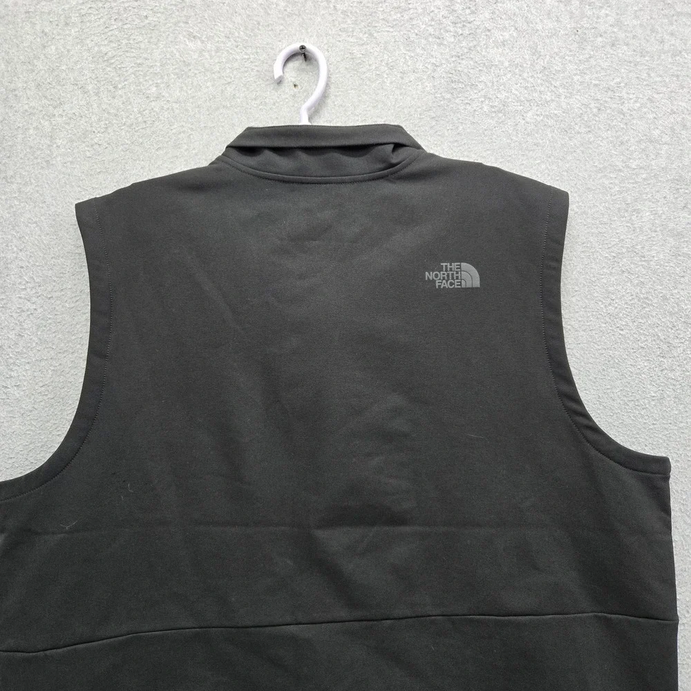 The North Face Men Jacket XXL Black Vest Fleece Apex Activewear Zipper